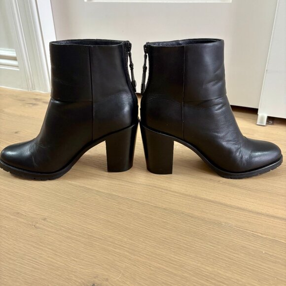 rag & bone Newbury 2.0 Black Leather Boots - EU 38.5 - Picture 5 of 8